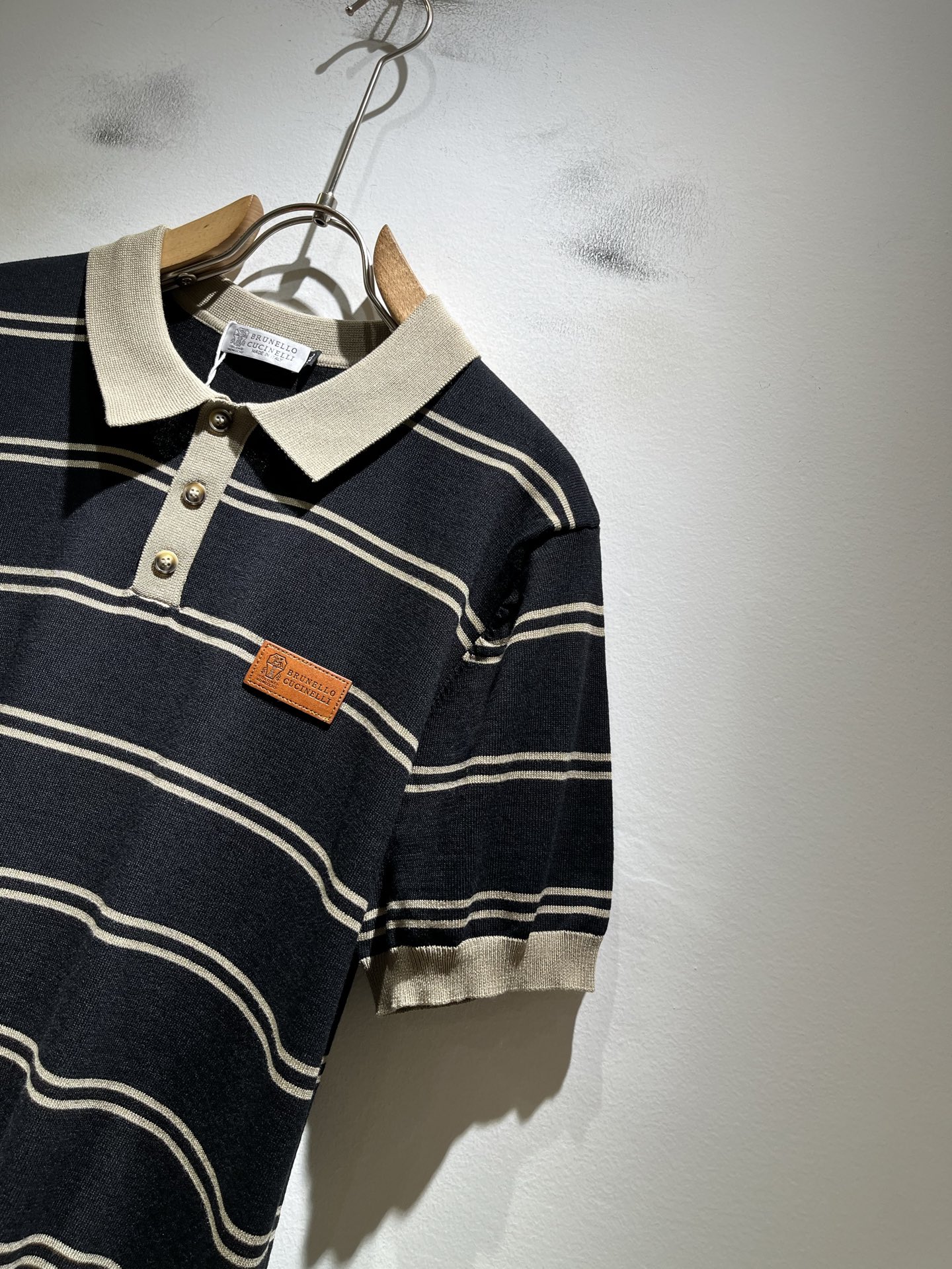 bc-Brunello Cucineli 2026春夏新款男士短袖针织Polo衫，众多明星都爱穿的时尚百