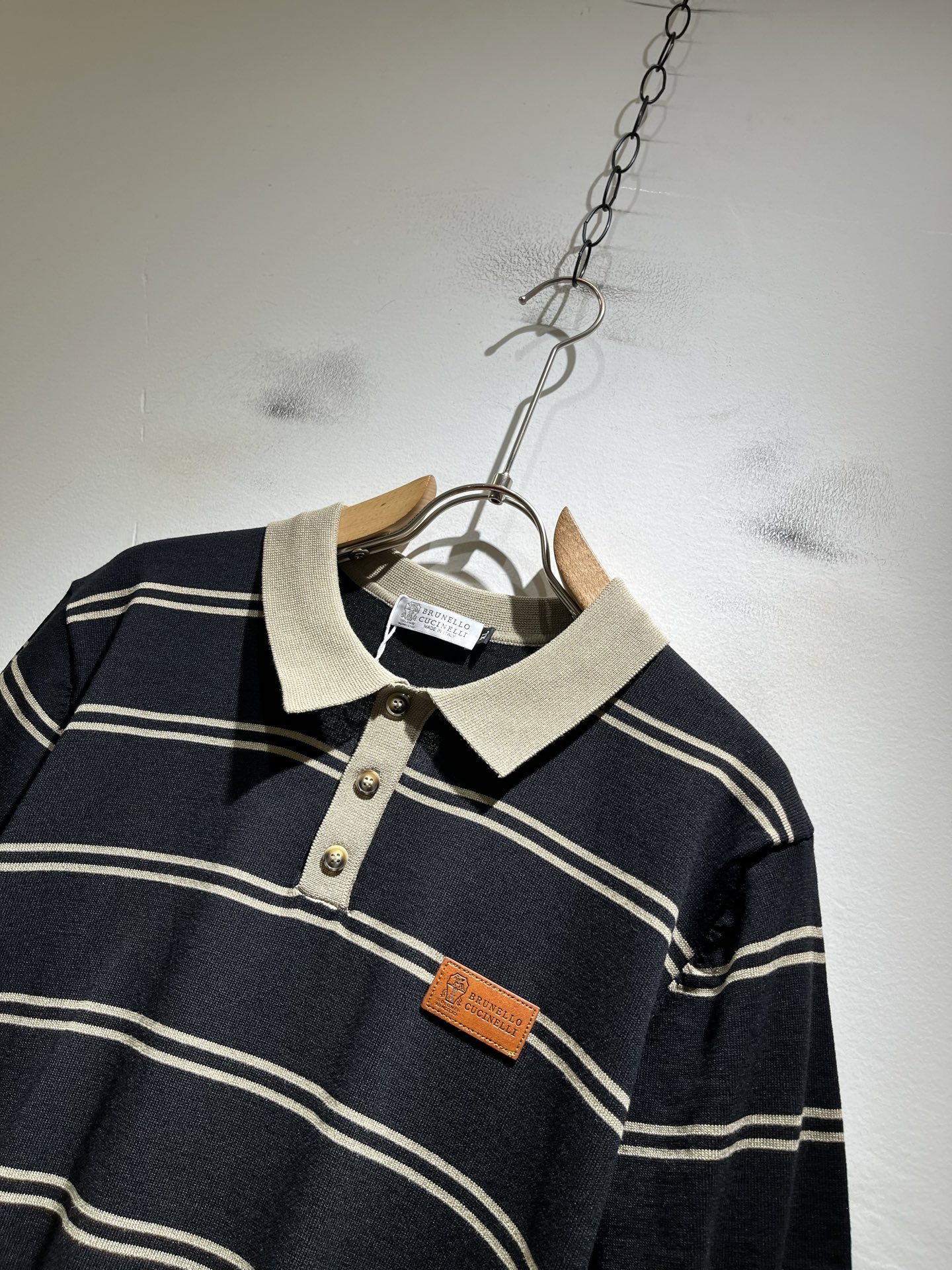 bc-Brunello Cucineli 2026春夏新款男士短袖针织Polo衫，众多明星都爱穿的时尚百