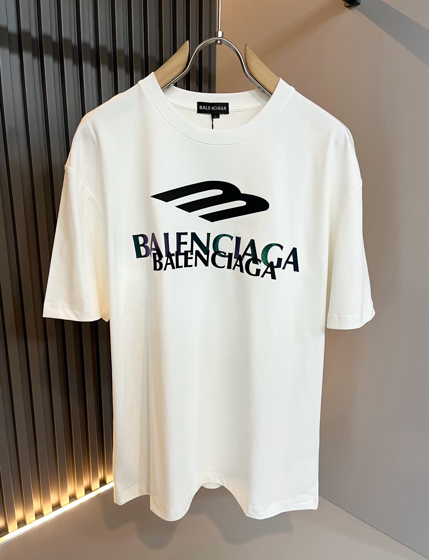 BALENCIA*巴黎*家 2026春夏新款男女同情侣款👫休闲宽松棉质圆领短袖T恤衫！贸易公司渠道稀出，