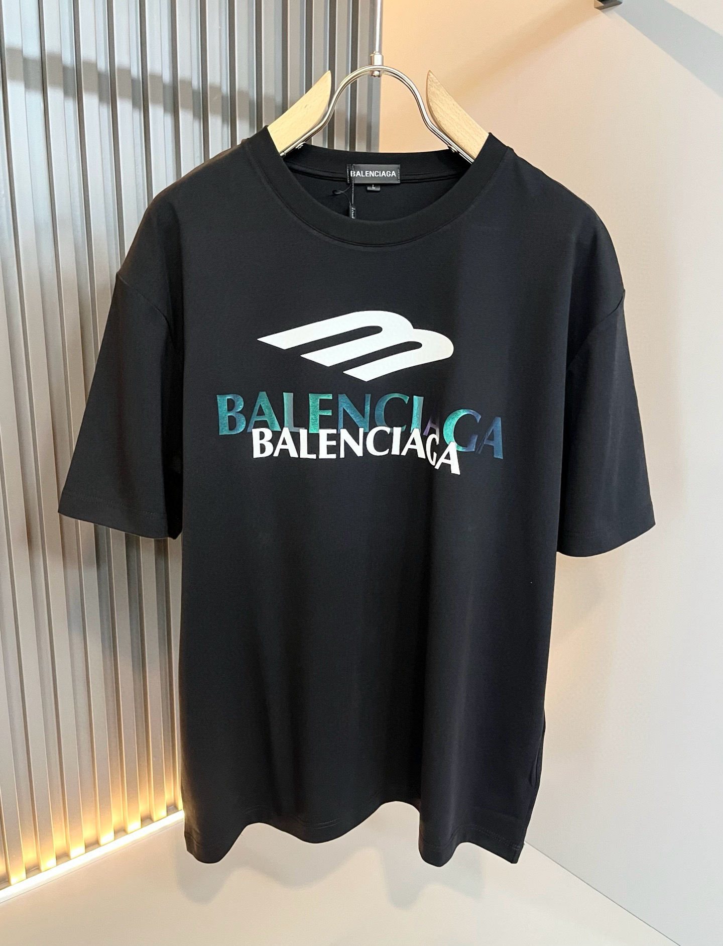 BALENCIA*巴黎*家 2026春夏新款男女同情侣款👫休闲宽松棉质圆领短袖T恤衫！贸易公司渠道稀出，
