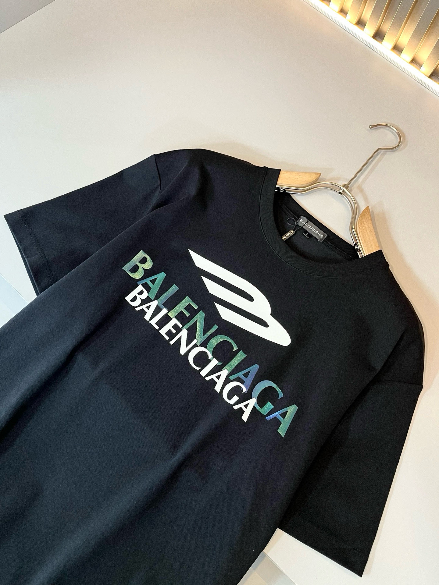 BALENCIA*巴黎*家 2026春夏新款男女同情侣款👫休闲宽松棉质圆领短袖T恤衫！贸易公司渠道稀出，