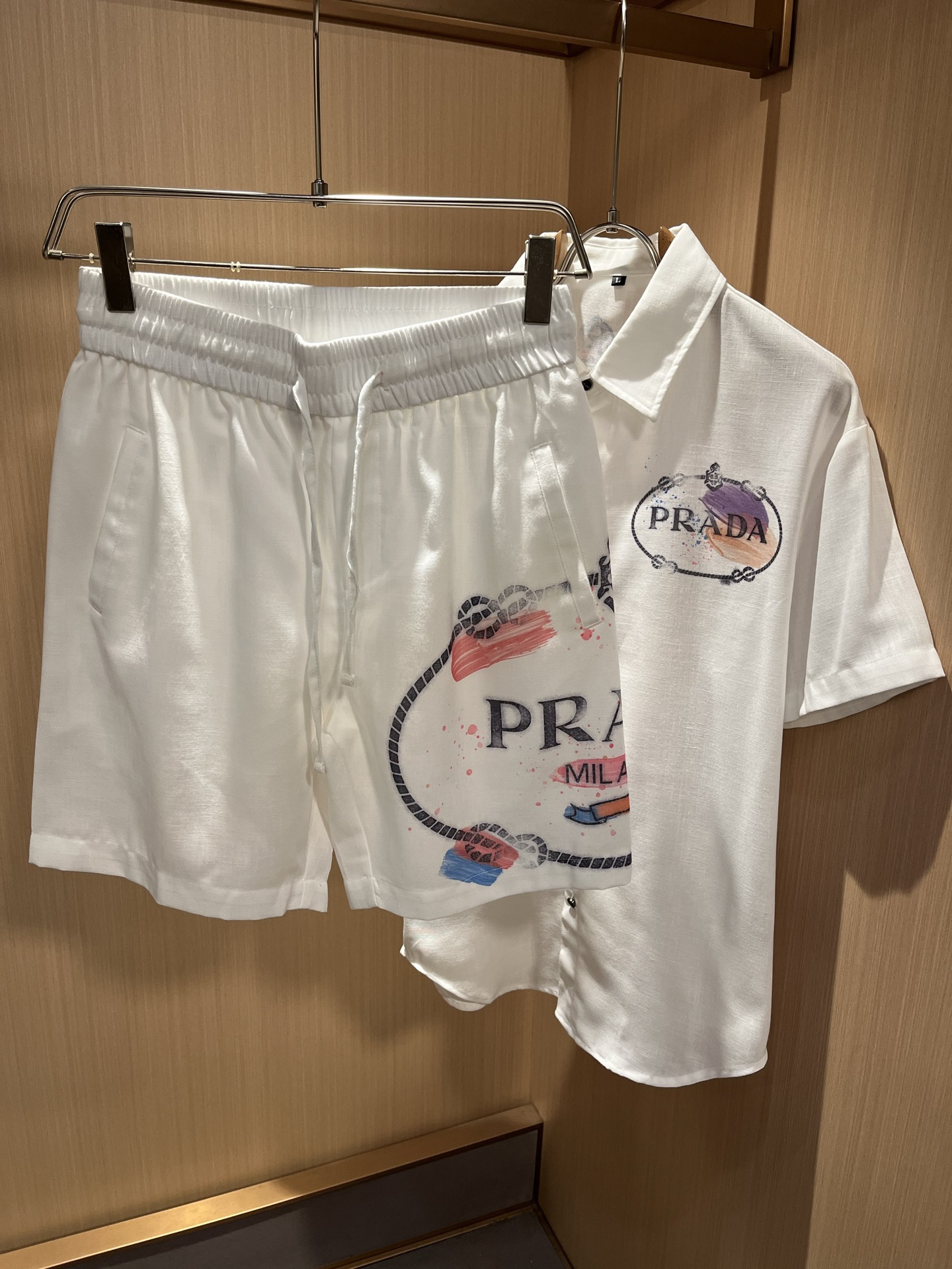 PRAD*A普*达 2026春夏新款休闲棉麻套装，最新款全网独家首上！！~既经典有时尚百搭，谁不爱啊，将