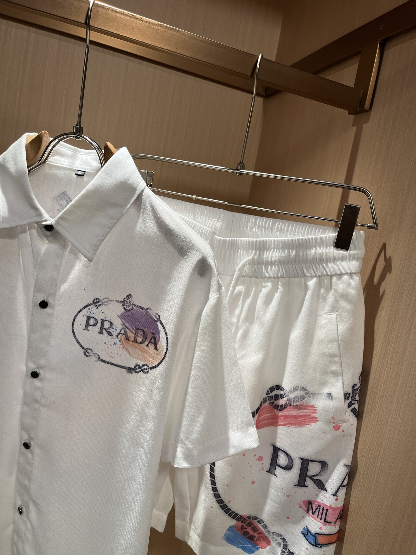 PRAD*A普*达 2026春夏新款休闲棉麻套装，最新款全网独家首上！！~既经典有时尚百搭，谁不爱啊，将