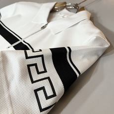 VER**CE范*哲 2026春夏新款新品!贸易渠道订单,美杜莎女王压胶LOGO翻领Polo衫意大利制作 VER**CE范*哲 2026春夏新款新品!贸易渠道订单,美杜莎女王压胶LOGO翻领Polo衫意大利制作