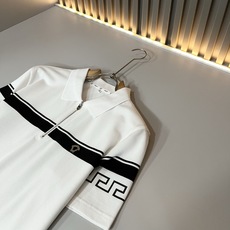 VER**CE范*哲 2026春夏新款新品!贸易渠道订单,美杜莎女王压胶LOGO翻领Polo衫意大利制作 VER**CE范*哲 2026春夏新款新品!贸易渠道订单,美杜莎女王压胶LOGO翻领Polo衫意大利制作