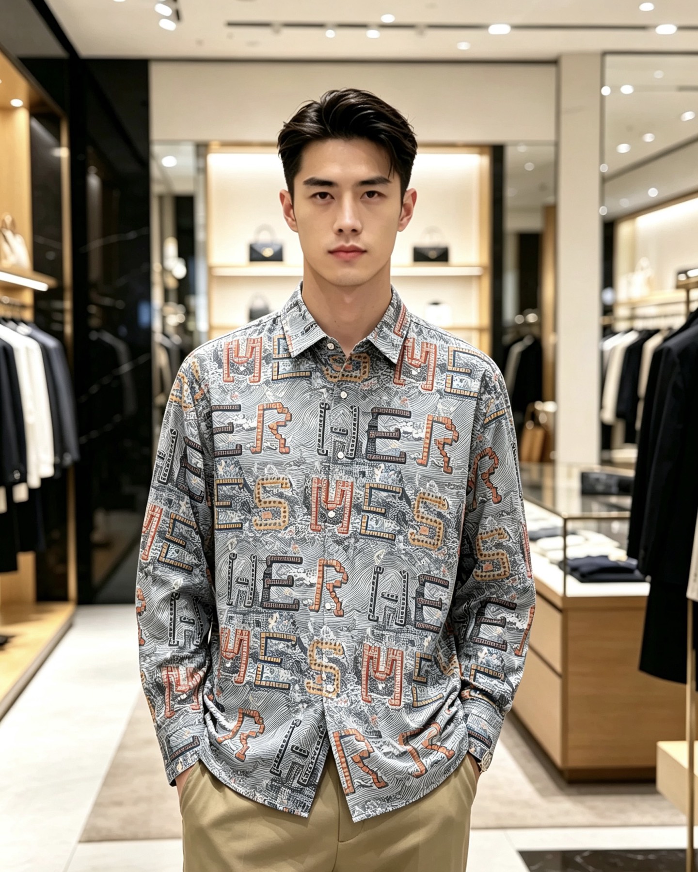 NO:915080,HERM*S 2026 spring and summer high-end fashion long-sleeved shirt, order from overseas trading company channels!  On sale at Shanghai Henglong store!  High-end, simple, very sophisticated in terms of craftsmanship and materials, the pursuit of quality is very rigorous and demanding, and every detail is used to prove its brand image!  The typical essence of the H family, a very representative logo printing design!  Perfectly interpret the brand image of H family and construct a brand LOGO printing design!  The fabric has been perfectly transformed and sublimated, and the original imported poplin cotton material is customized!  It is recognized as a universal and versatile color that can withstand the test of any season!  Well cut, clean, crisp and neat!  Size 38-42,,hermes,19860909HERM*S爱*仕 2026春夏高端时尚长袖衬衣,海外贸易公司渠道订单 ！上海恒隆店在售！高级、简约,工艺和用料方面都颇为考究,对于品质的追求非常严谨和苛刻,用每一个细节来力证自身品牌形象！H家的典型精髓,极具代表性标识印花设计！将H家的品牌形象完美阐释出来,构建出品牌LOGO印花设计！面料得到完美蜕变和升华,定制原版进口府绸棉材质！公认的万能百搭色号,经得住任何季节的考验配色！剪裁精良,干净清爽且利落！尺码38-42,,hermes,,Men's clothing