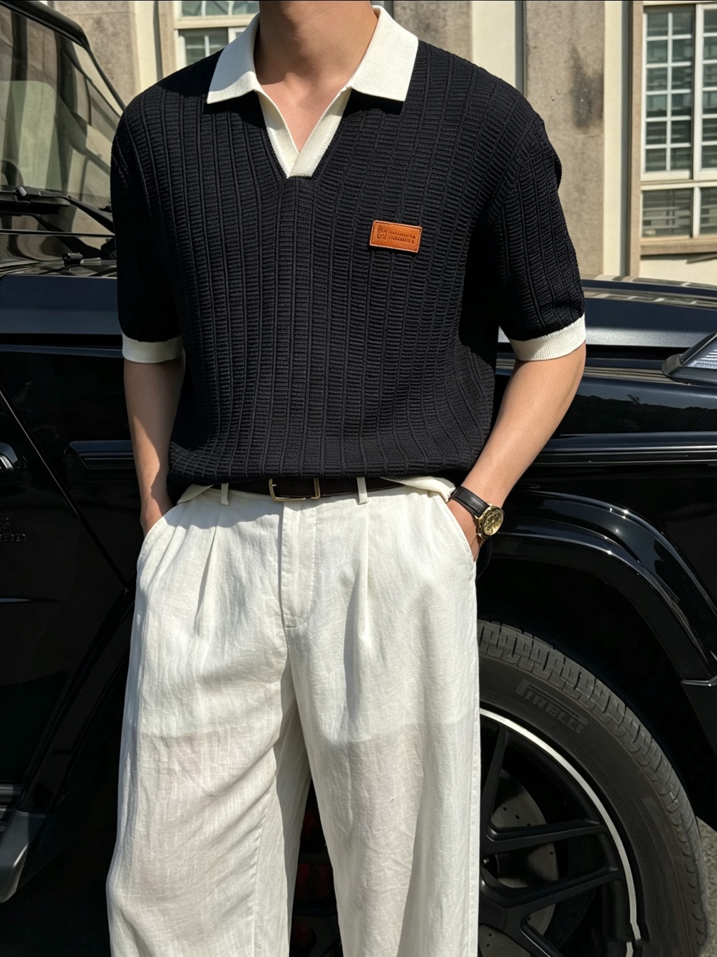 BC-Brunello Cucineli 2026春夏新款男士短袖针织Polo衫，众多明星都爱穿的时尚百