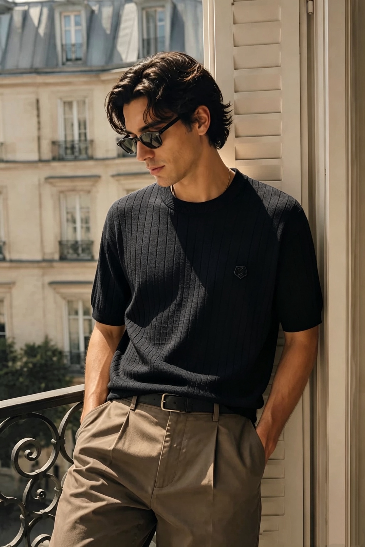 Ermenegildo Zeg*a杰*亚 2026春夏新品男士针织短袖T恤衫，外贸公司订单！是杰尼亚经典