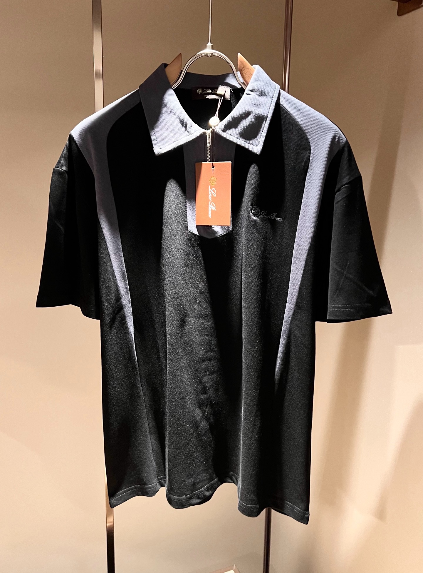 Loro Piana诺悠翩雅 2026春夏男士最新的贸易订单短袖Polo衫，全品相！！定制珠地纯棉面料！