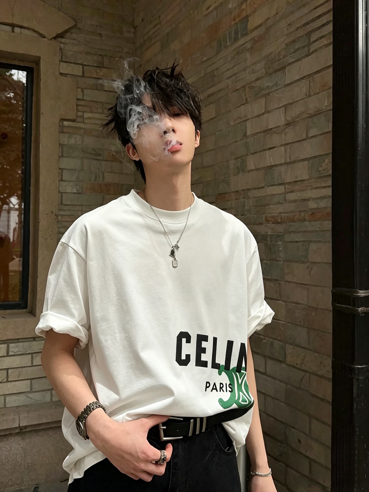 CELIN*瑟琳 2026春夏新款时尚休闲圆领短袖T恤，经典男女同款情侣👫短袖T恤衫！贸易公司渠道稀出，