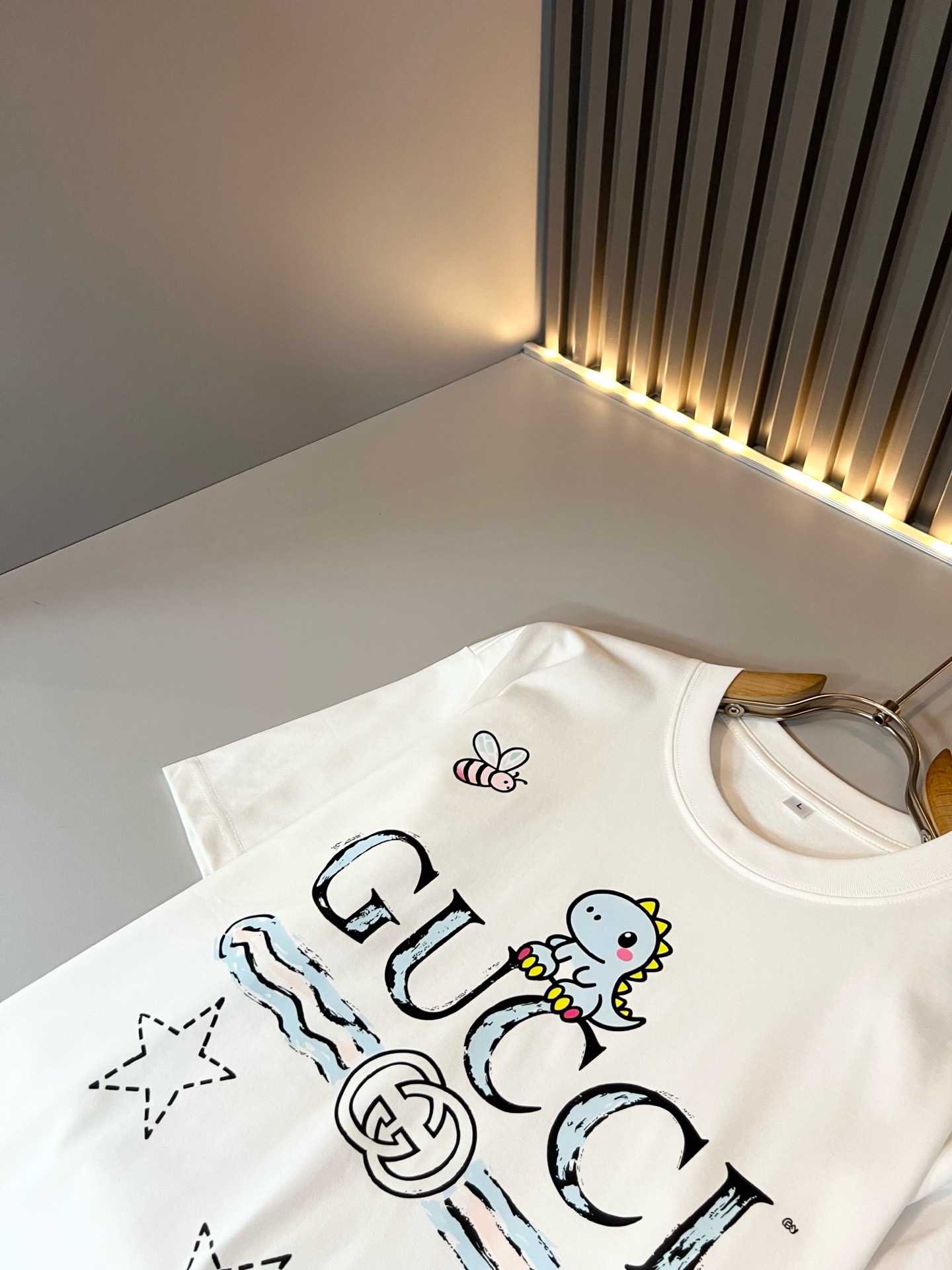 Gucc*古家 2026春夏新款男女同情侣款👫休闲宽松棉质圆领短袖T恤衫！贸易公司渠道稀出，同步官网发售