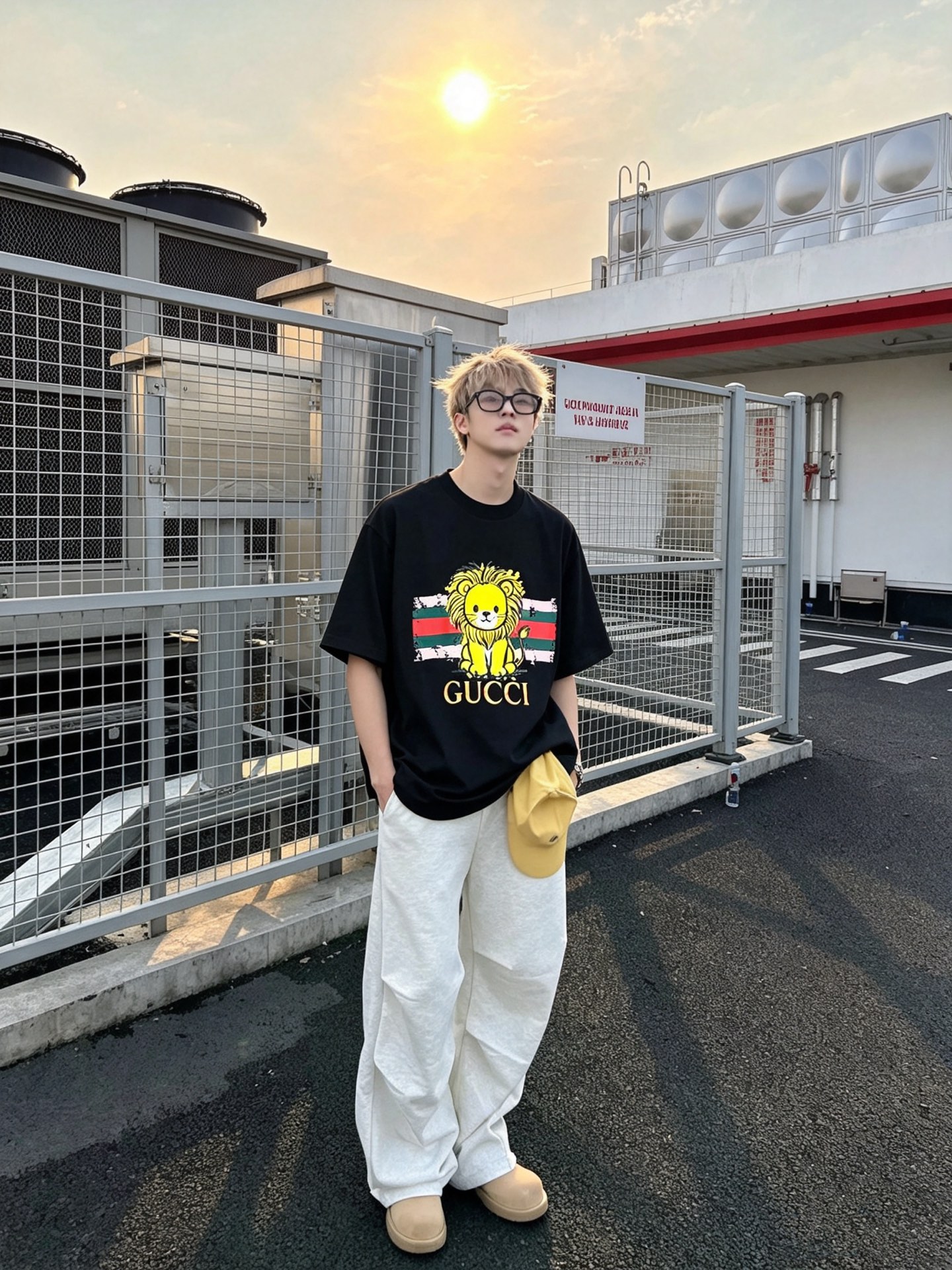 Gucc*古家 2026春夏新款男女同情侣款👫休闲宽松棉质圆领短袖T恤衫！贸易公司渠道稀出，同步官网发售