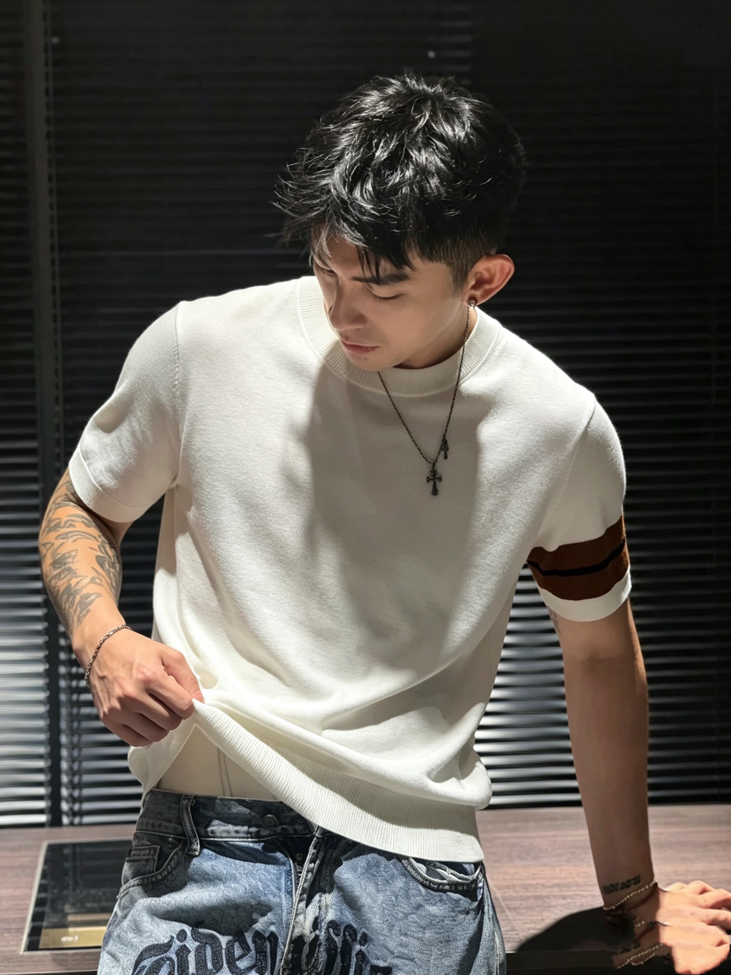 Ermenegildo Zeg*a杰*亚 2026春夏新品男士休闲冰丝伊力特，外贸公司订单！是杰尼亚经典