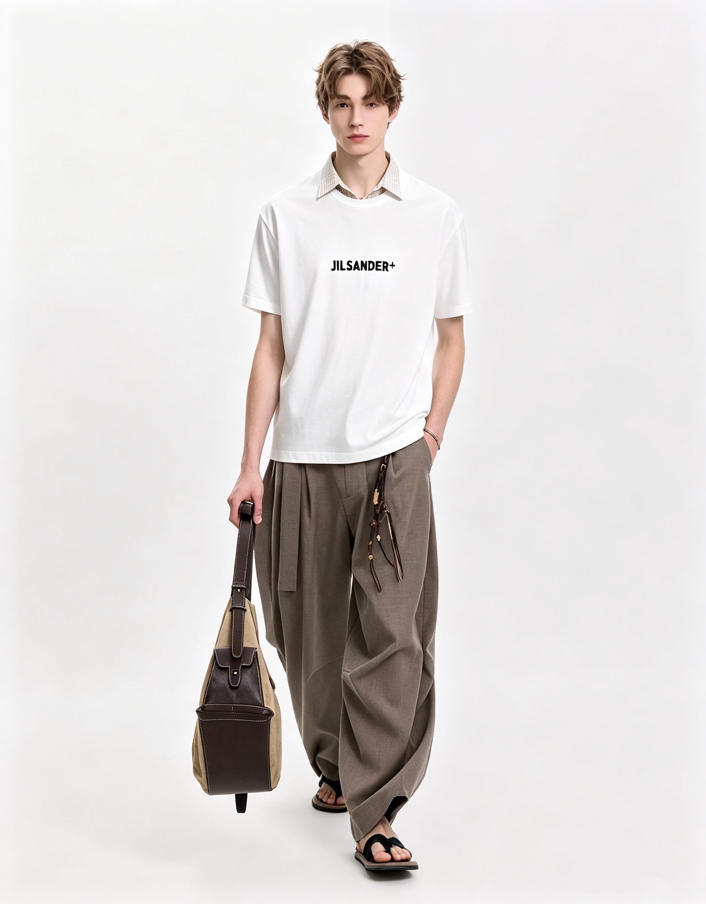 NO:936136,JIL SANDER 2026 new spring and summer new short-sleeved T-shirts for men and women are outdoor brands. Maybe the first thing that everyone thinks of is Canada Goose and Archaeopteryx. It gives people a feeling of label testing!  In addition to its considerable attainments in style design, the most obvious or most proficient thing is that it has deeper and unique insights and attainments in fabrics. Through continuous structural research and problem solving, it is characterized by unique research on fabrics. These alone are enough to support it to become one of the leading new logo brand images in the clothing manufacturing industry. This model uses air cotton material!  The fabric after being carefully blended has a smooth and soft feel, and it has both natural beauty and comfort. The large body shape is simple and clean, and the fabric shows a different hazy structural beauty. It is made from an exclusive mold and is made to test the skills of the workers. It can be smooth and compliant without wrinkles!  Logo and pattern lamination process design!  It really tests the handicrafts of each master!  It makes the whole thing clean and tidy, without leaving a trace of thread. Nowadays, men who are pursuing life are also more refined in their lives!  Size M-3XL,,jil sanderarc'teryx,T-shirt,tees,t-shirt,19860909JIL SANDER 2026春夏新款男女同款短袖T恤户外品牌可能大家第一想到的就是加拿大鹅、始祖鸟.给人一种标签试的感觉！除了在款式设计上颇有造诣之外,最明显或者说最为拿手的,应该就是在面料上的拥有更深独特见解跟造诣了.通过不断地结构研究和问题处理,在以面料独特研究为特征,仅凭这些就已经足以支撑其成为服装制造行业中,首屈可数的新标志品牌形象.此款采用的空气棉材质！通过精工混纺之后的面料,手感细滑柔软,同时兼具自然美感跟舒适度.大身上版型裁剪简洁干净,面料上显现出了不一样朦胧的结构性美感来.独家开模定制而成,面料及其考验工人的技术,能做到平整服帖又不起皱！标志logo图案压胶工艺设计！真的是很考验每位师傅的手工制作！使得整体干净利索,不留一丝线头.现在对于生活有所追求的男性也在生活中更为精致！尺码M-3XL,,jil sanderarc'teryx,T-shirt,tees，t-shirt,,Men's clothing