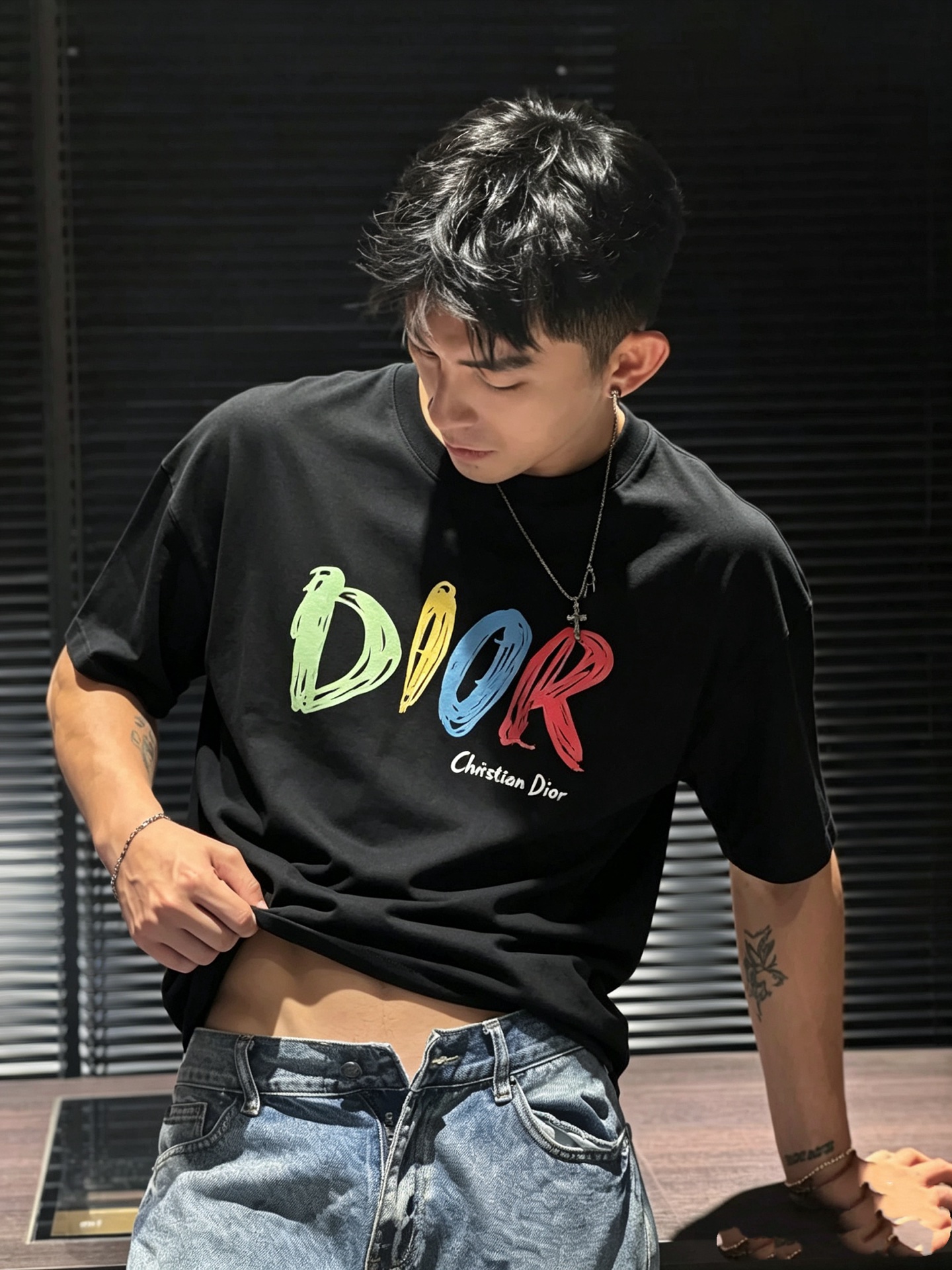 Dio*迪家 2026春夏新款男女同款👫短袖T恤，专柜同步发售！定制专属260克纯棉面料，定制原版工艺螺纹，胸前logo