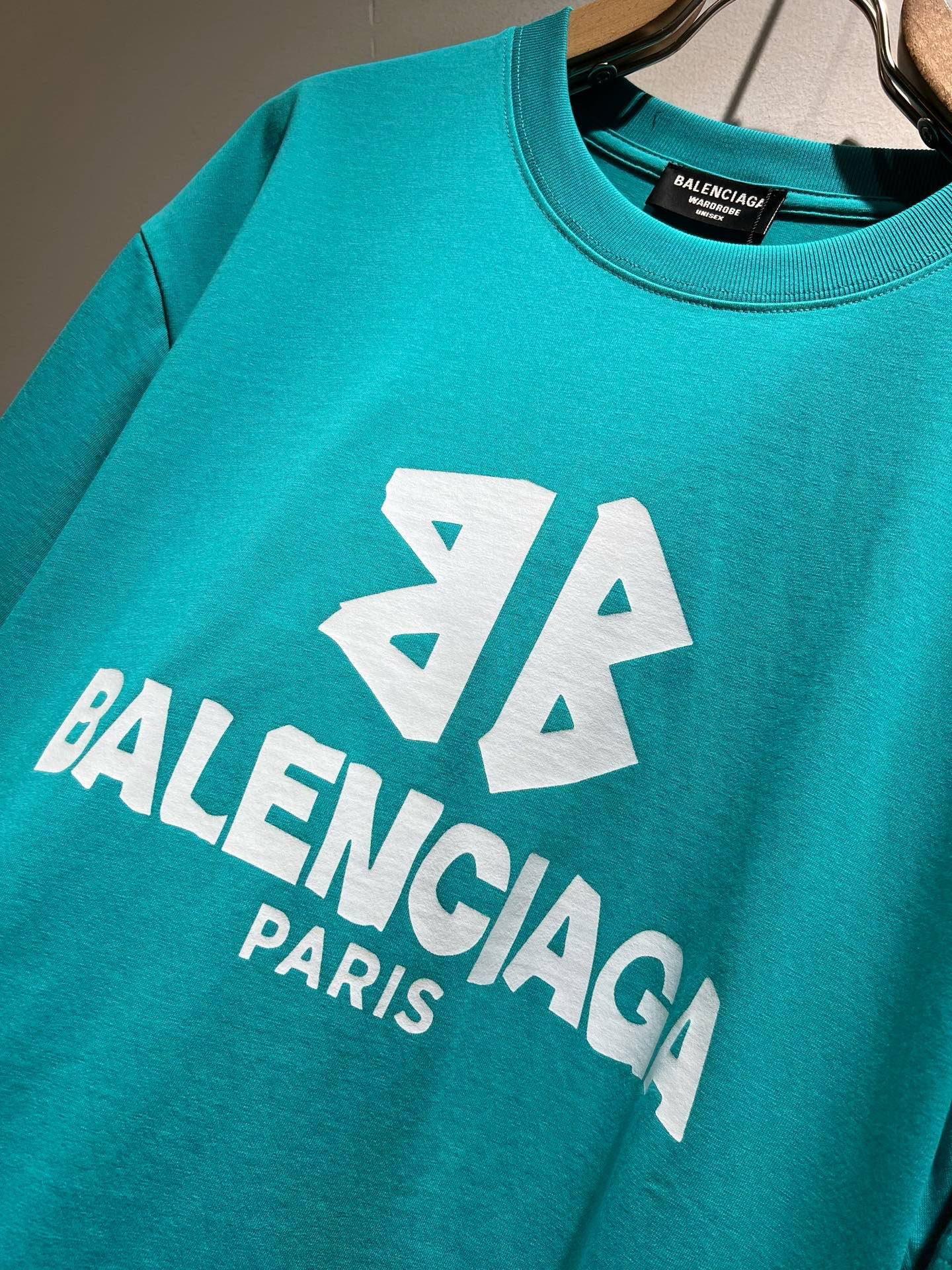 BALENCI*GA巴黎*家 2026春夏新款男女同款👫短袖T恤!走秀图案印花时尚休闲短袖T恤衫!设计logo压胶设计! BALENCI*GA巴黎*家 2026春夏新款男女同款👫短袖T恤!走秀图案印花时尚休闲短袖T恤衫!设计logo压胶设计!