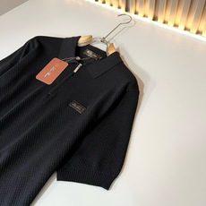 Loro Piana诺悠翩雅 2026春夏男士最新的贸易订单翻领针织短袖T恤,全品相!!上身舒适透气,不僵硬,整体有着丰 Loro Piana诺悠翩雅 2026春夏男士最新的贸易订单翻领针织短袖T恤,全品相!!上身舒适透气,不僵硬,整体有着丰