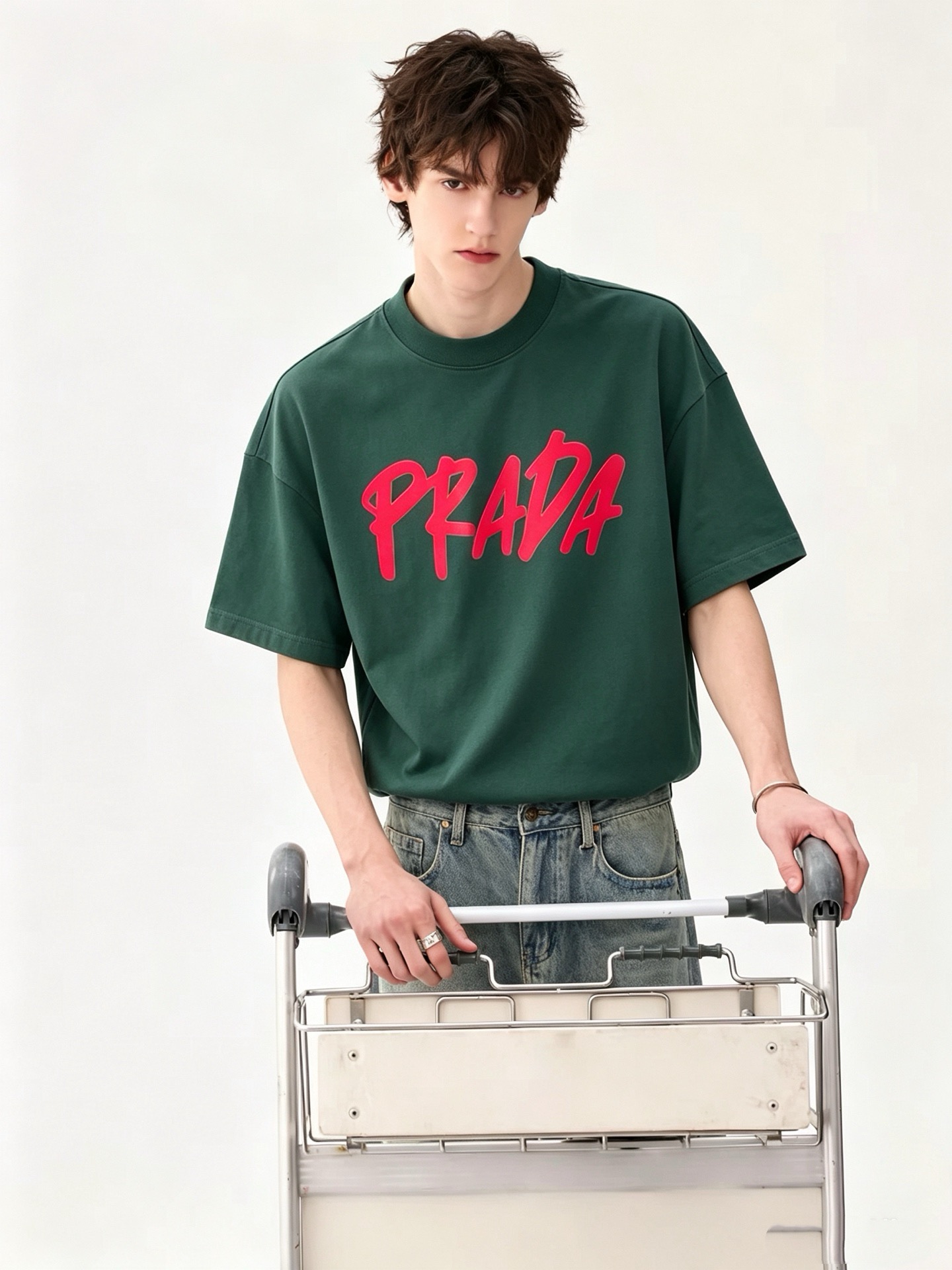 PRAD*A普*达2026春夏新款男女同款👫短袖T恤，最新款全网独家首上！！~既经典有时尚百搭，谁不爱啊，将经典再次展现