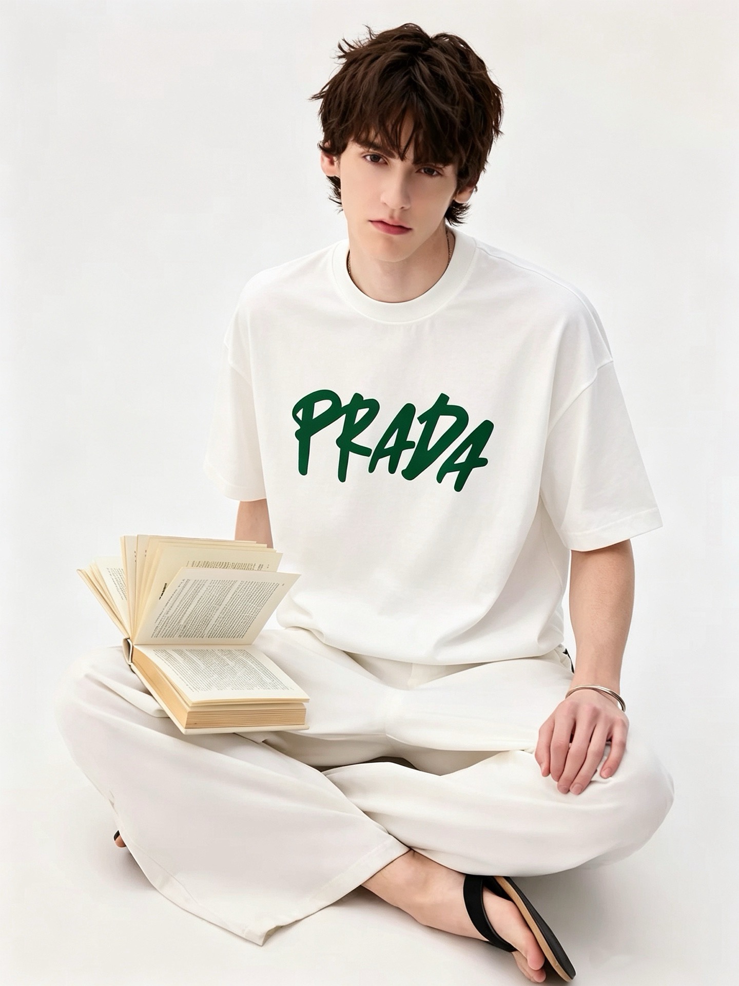 PRAD*A普*达2026春夏新款男女同款👫短袖T恤，最新款全网独家首上！！~既经典有时尚百搭，谁不爱啊，将经典再次展现