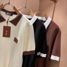 Loro Piana诺悠翩雅 2026春夏男士最新的贸易订单翻领针织短袖T恤,全品相!!上身舒适透气,不僵硬,整体有着丰 Loro Piana诺悠翩雅 2026春夏男士最新的贸易订单翻领针织短袖T恤,全品相!!上身舒适透气,不僵硬,整体有着丰