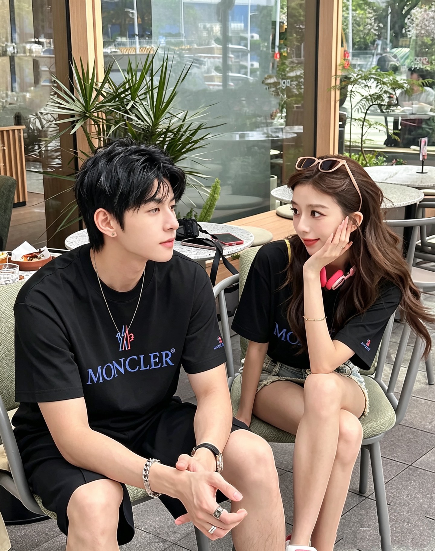 NO:956707,Moncler Mengjia 2026 spring and summer men's and women's same style couple's latest trade order short-sleeved T-shirts, all in good condition!  !  Internet celebrity model!  Designed with logo pattern printing!  The upper body is comfortable and breathable, not stiff, and the overall body has a rich three-dimensional feel. It is a quality export order. It is customized with exclusive pure cotton fabric tailoring to meet the simple needs of commuters. The upper body effect is very good, slimming, and not picky about the figure. The fabric workmanship... is impeccable. Only good craftsmanship and good fabrics can make you wear a good taste. It is a must-have item for everyone!  Size M-4XL,,T-shirt,tees,t-shirt,19860909Moncler蒙家 2026春夏男女同款情侣款最新的贸易订单短袖T恤,全品相！！网红款！采用logo图案印花设计！上身舒适透气,不僵硬,整体有着丰富的立体感,品质出口订单,定制专属纯棉面料剪裁,满足通勤人们对于着装的简约需求,上身效果很好,显瘦,不挑剔身材.面料做工....无可挑剔,好工艺好面料才能穿出好品味一款,人手必备单品！尺码M-4XL,,T-shirt,tees，t-shirt,,Men's clothing