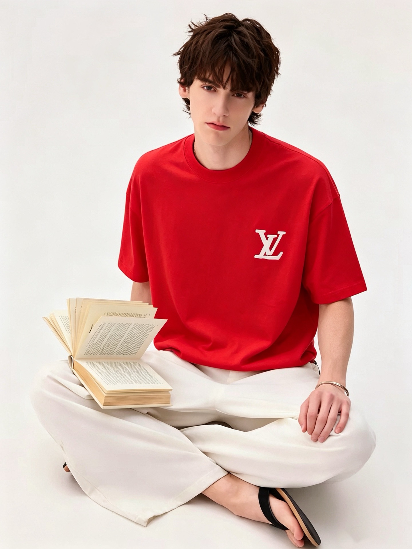 LouisVuitt*路易*登 2026春夏全新系列单品上线,非常时髦前卫的一款男女同款短袖T恤,标识logo图案印花修 LouisVuitt*路易*登 2026春夏全新系列单品上线,非常时髦前卫的一款男女同款短袖T恤,标识logo图案印花修