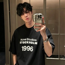Acne Studi*os2026春夏新款男女同款👫短袖T恤,专柜同步发售!定制专属洗水纯棉面料,定制原版工艺螺纹,衣身 Acne Studi*os2026春夏新款男女同款👫短袖T恤,专柜同步发售!定制专属洗水纯棉面料,定制原版工艺螺纹,衣身