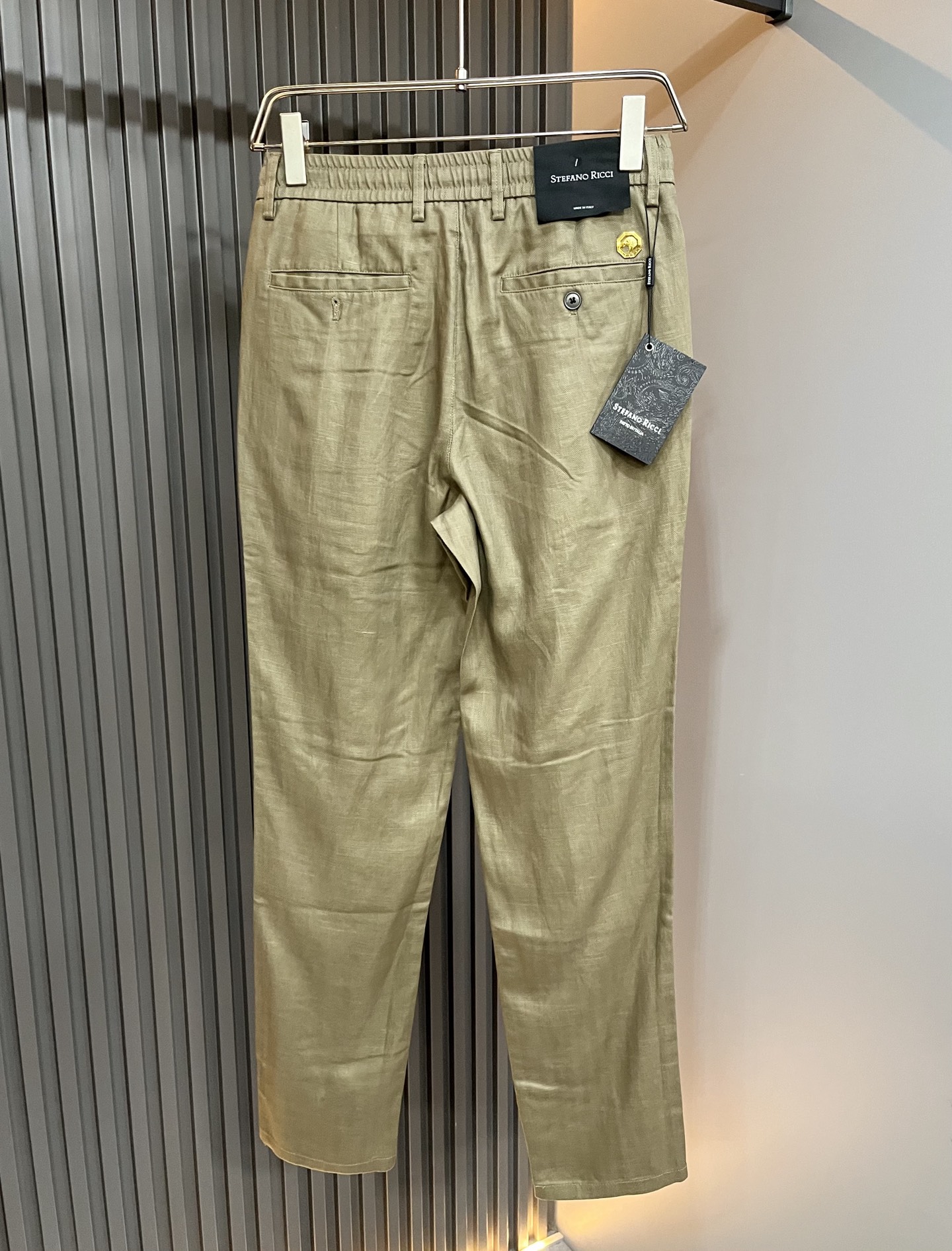 STEFANO RIC*I/史蒂芬.尼治 2026春夏男士原单棉麻休闲裤,重磅推荐!品质“牛啤” 此款所运用原版专属灯芯 STEFANO RIC*I/史蒂芬.尼治 2026春夏男士原单棉麻休闲裤,重磅推荐!品质“牛啤” 此款所运用原版专属灯芯