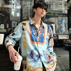 VERS*CE/范*哲 2026春夏新品原单长袖衬衣,VERS*CE/范*哲 贸易公司渠道 产品 值的推荐 ,全景印 VERS*CE/范*哲 2026春夏新品原单长袖衬衣,VERS*CE/范*哲 贸易公司渠道 产品 值的推荐 ,全景印