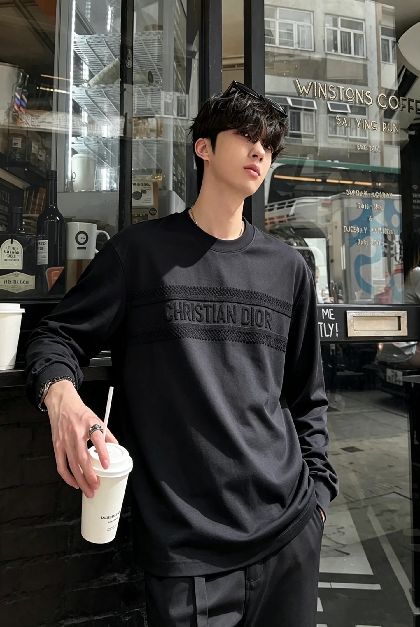 Dio*迪家 2026秋冬新款男女同款👫长袖打底衫,专柜同步发售!定制专属260克纯棉面料,定制原版工艺螺纹,胸前log Dio*迪家 2026秋冬新款男女同款👫长袖打底衫,专柜同步发售!定制专属260克纯棉面料,定制原版工艺螺纹,胸前log