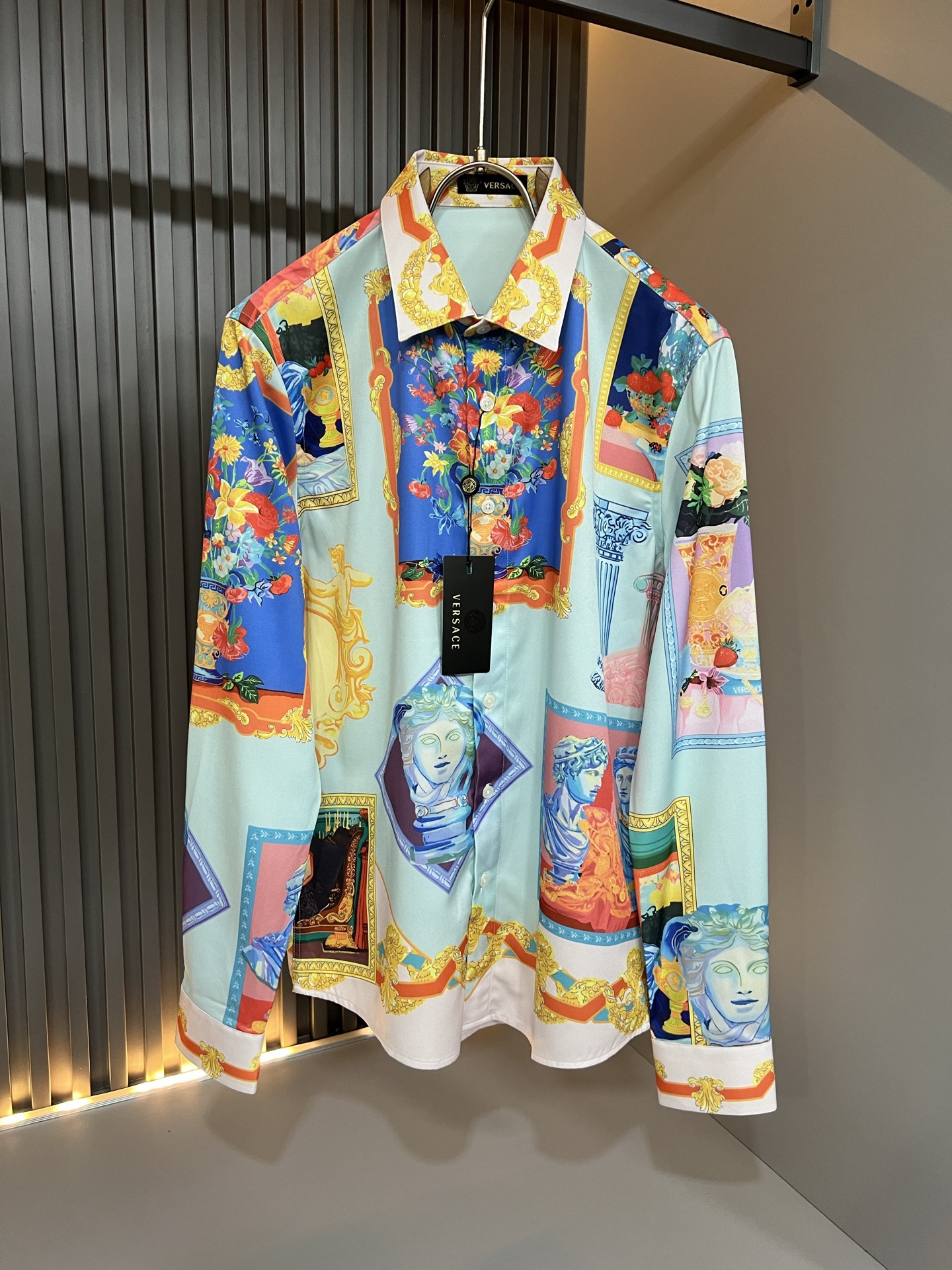 VERS*CE/范*哲  2026春夏新品原单长袖衬衣，VERS*CE/范*哲  贸易公司渠道 产品 值的推荐 ，全景印
