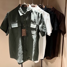 Loro Piana诺悠翩雅 2026春夏男士最新的贸易订单翻领衬衣,全品相!!采用logo刺绣图案设计!上身舒适透气, Loro Piana诺悠翩雅 2026春夏男士最新的贸易订单翻领衬衣,全品相!!采用logo刺绣图案设计!上身舒适透气,