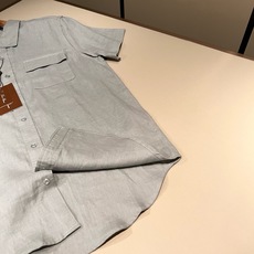 Loro Piana诺悠翩雅 2026春夏男士最新的贸易订单翻领衬衣,全品相!!采用logo刺绣图案设计!上身舒适透气, Loro Piana诺悠翩雅 2026春夏男士最新的贸易订单翻领衬衣,全品相!!采用logo刺绣图案设计!上身舒适透气,