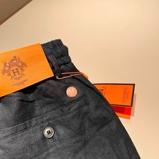 HERM*S 爱*仕 2026春夏男士高端棉麻休闲裤 海外贸易公司渠道订单 !男士休闲修身直筒休闲裤!上海恒隆店在售 HERM*S 爱*仕 2026春夏男士高端棉麻休闲裤 海外贸易公司渠道订单 !男士休闲修身直筒休闲裤!上海恒隆店在售