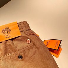 HERM*S 爱*仕 2026春夏男士高端棉麻休闲裤 海外贸易公司渠道订单 !男士休闲修身直筒休闲裤!上海恒隆店在售 HERM*S 爱*仕 2026春夏男士高端棉麻休闲裤 海外贸易公司渠道订单 !男士休闲修身直筒休闲裤!上海恒隆店在售