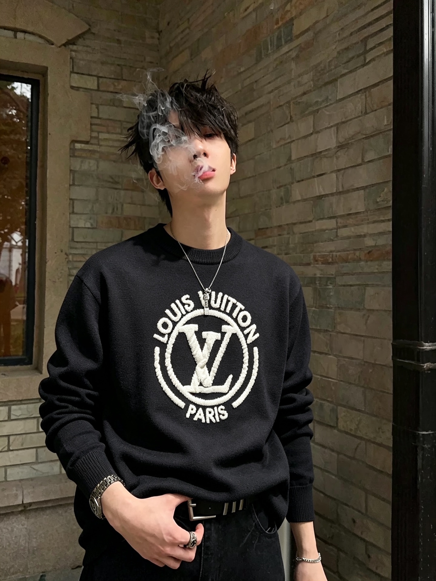 Louis Vuit*on 2026秋冬路易家族轻奢针织羊毛衫!男女同款👫装饰! 路易家族的新高端,细节品质永远的那么完 Louis Vuit*on 2026秋冬路易家族轻奢针织羊毛衫!男女同款👫装饰! 路易家族的新高端,细节品质永远的那么完