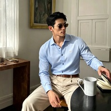PRAD*A普*达2026秋季新款休闲男士衬衣,最新时尚休闲logo刺绣修饰!贸易公司渠道稀出,同步官网发售,最为期待的 PRAD*A普*达2026秋季新款休闲男士衬衣,最新时尚休闲logo刺绣修饰!贸易公司渠道稀出,同步官网发售,最为期待的