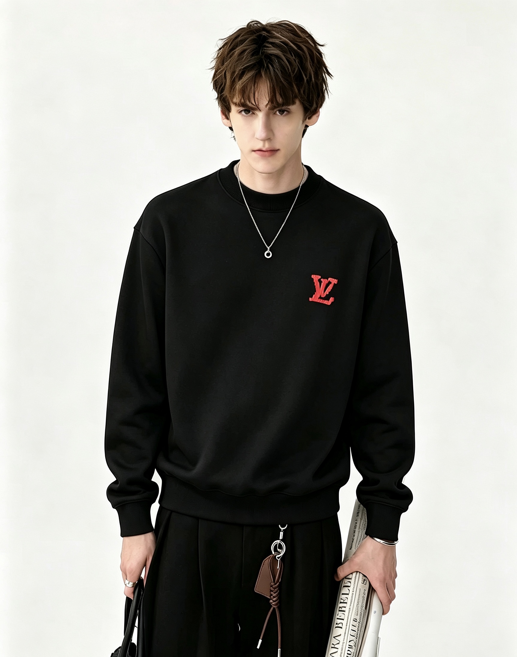 LouisVuitt*路易*登 2026秋冬全新系列单品上线,非常时髦前卫的一款男女同款👫长袖卫衣,胸前标识logo刺绣 LouisVuitt*路易*登 2026秋冬全新系列单品上线,非常时髦前卫的一款男女同款👫长袖卫衣,胸前标识logo刺绣