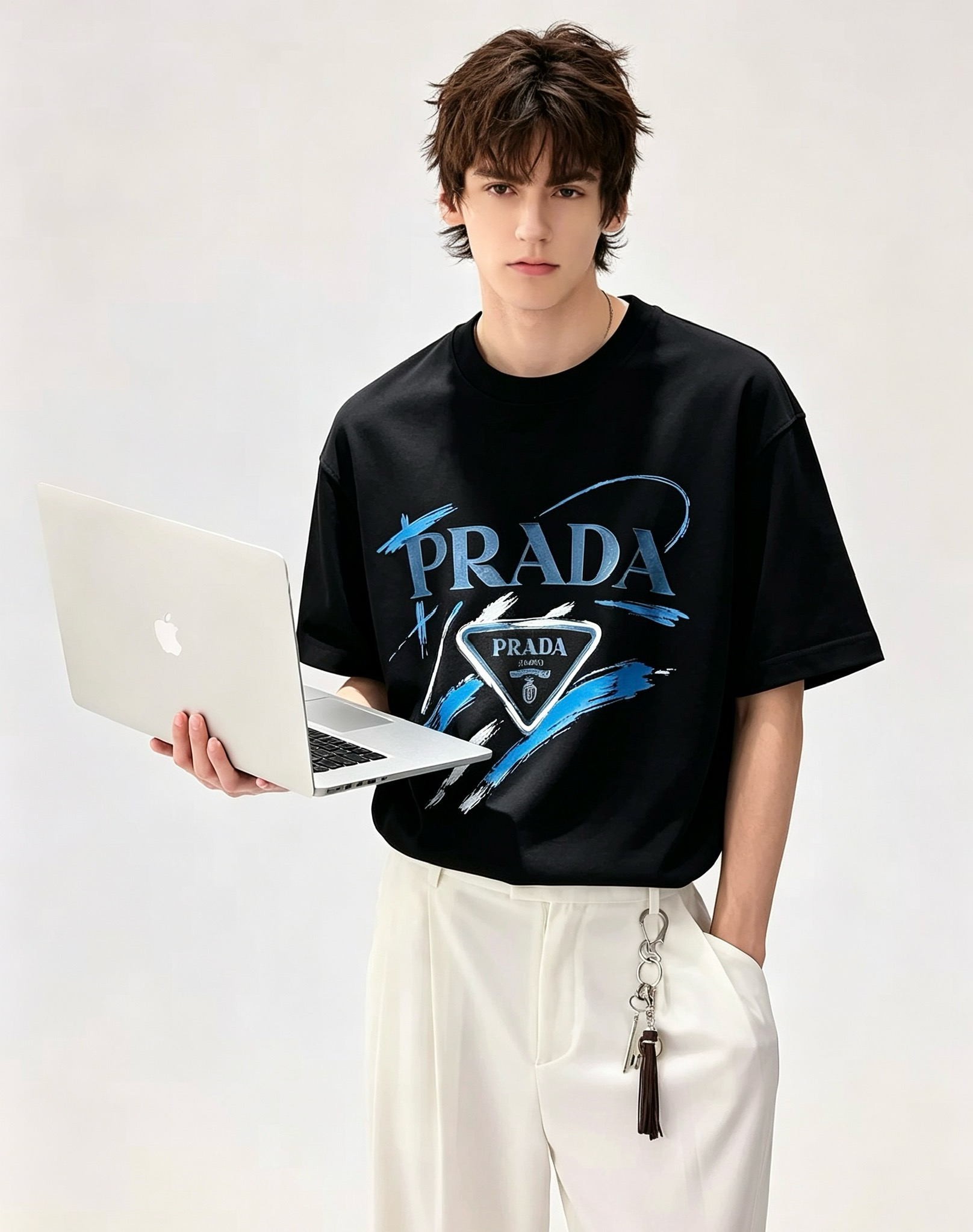PRAD*A普*达2026春夏新款男女同款👫短袖T恤,最新款全网独家首上!!~既经典有时尚百搭,谁不爱啊,将经典再次展现 PRAD*A普*达2026春夏新款男女同款👫短袖T恤,最新款全网独家首上!!~既经典有时尚百搭,谁不爱啊,将经典再次展现