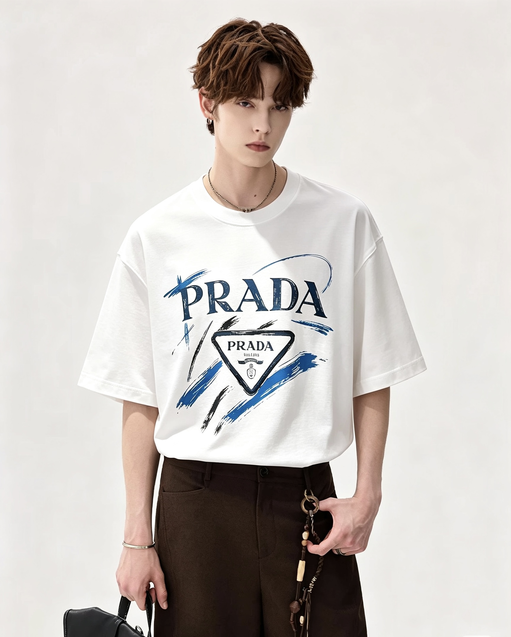 PRAD*A普*达2026春夏新款男女同款👫短袖T恤,最新款全网独家首上!!~既经典有时尚百搭,谁不爱啊,将经典再次展现 PRAD*A普*达2026春夏新款男女同款👫短袖T恤,最新款全网独家首上!!~既经典有时尚百搭,谁不爱啊,将经典再次展现