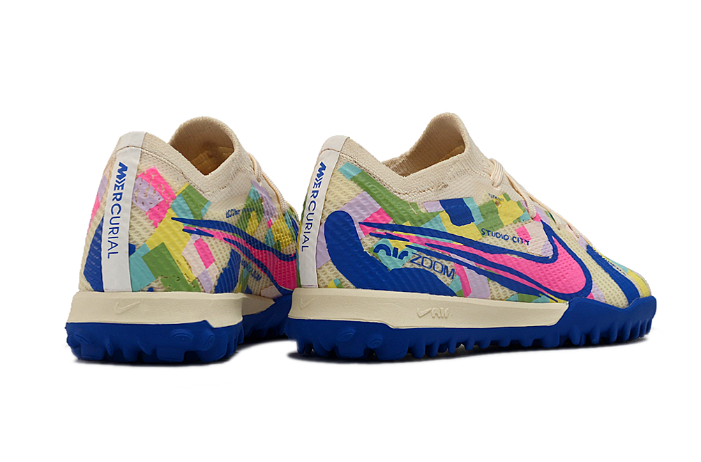 图片[4]-刺客十五系列足球鞋是耐克推出的专业足球鞋款。鞋面采用高科技材质，贴合脚型，能提供良好的触球感，助力精准控球。大底设计增强抓地力，无论是加速、急停还是变向，都能稳稳助力，适合场上各个位置的球员。 从外观上看，它色彩丰富多样，有粉色、米色、湖蓝色、荧光绿等多种亮眼配色，兼具时尚与个性，满足不同审美需求。-选品中心