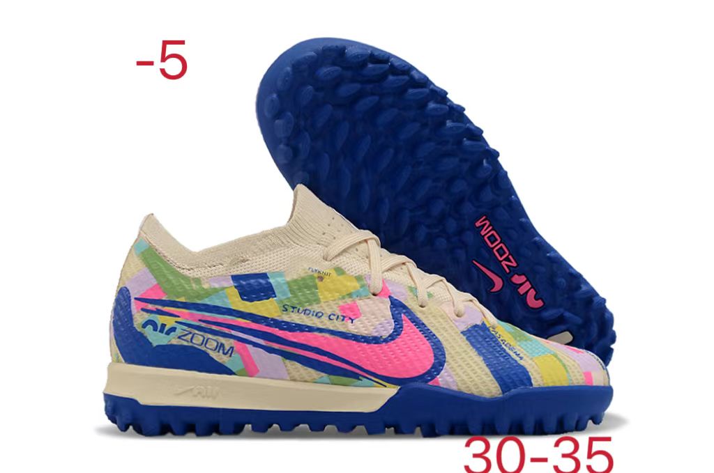 图片[9]-刺客十五系列足球鞋是耐克推出的专业足球鞋款。鞋面采用高科技材质，贴合脚型，能提供良好的触球感，助力精准控球。大底设计增强抓地力，无论是加速、急停还是变向，都能稳稳助力，适合场上各个位置的球员。 从外观上看，它色彩丰富多样，有粉色、米色、湖蓝色、荧光绿等多种亮眼配色，兼具时尚与个性，满足不同审美需求。-选品中心