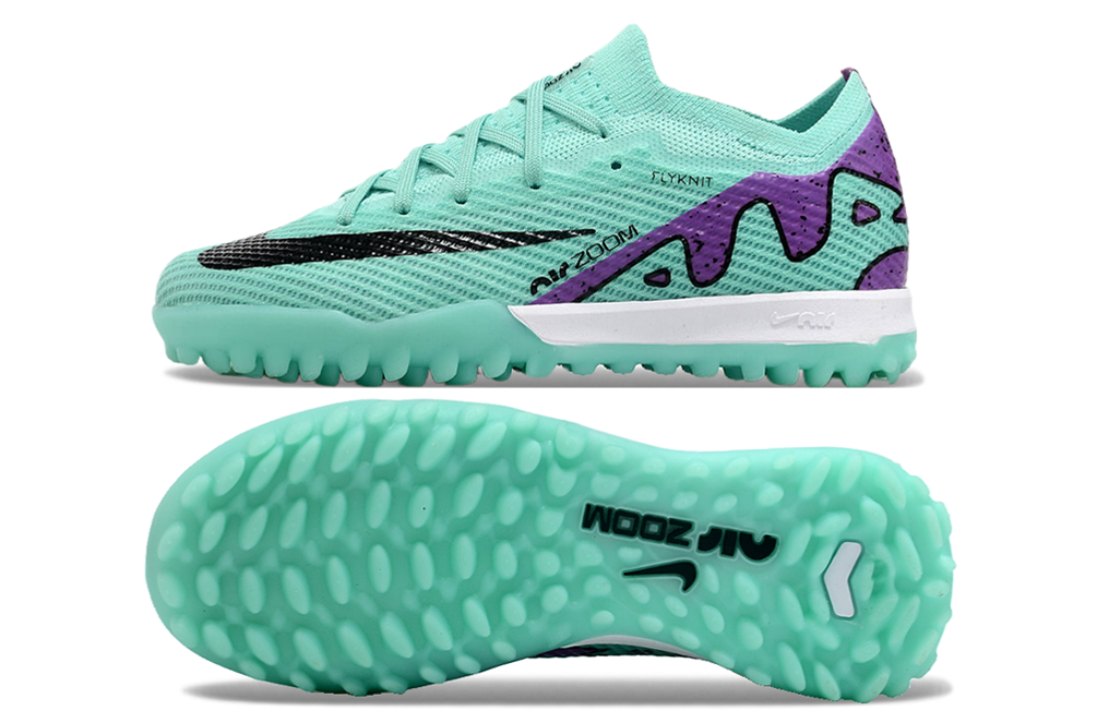 图片[4]-刺客十五系列足球鞋是耐克推出的专业足球鞋款。鞋面采用高科技材质，贴合脚型，能提供良好的触球感，助力精准控球。大底设计增强抓地力，无论是加速、急停还是变向，都能稳稳助力，适合场上各个位置的球员。 从外观上看，它色彩丰富多样，有粉色、米色、湖蓝色、荧光绿等多种亮眼配色，兼具时尚与个性，满足不同审美需求。-选品中心