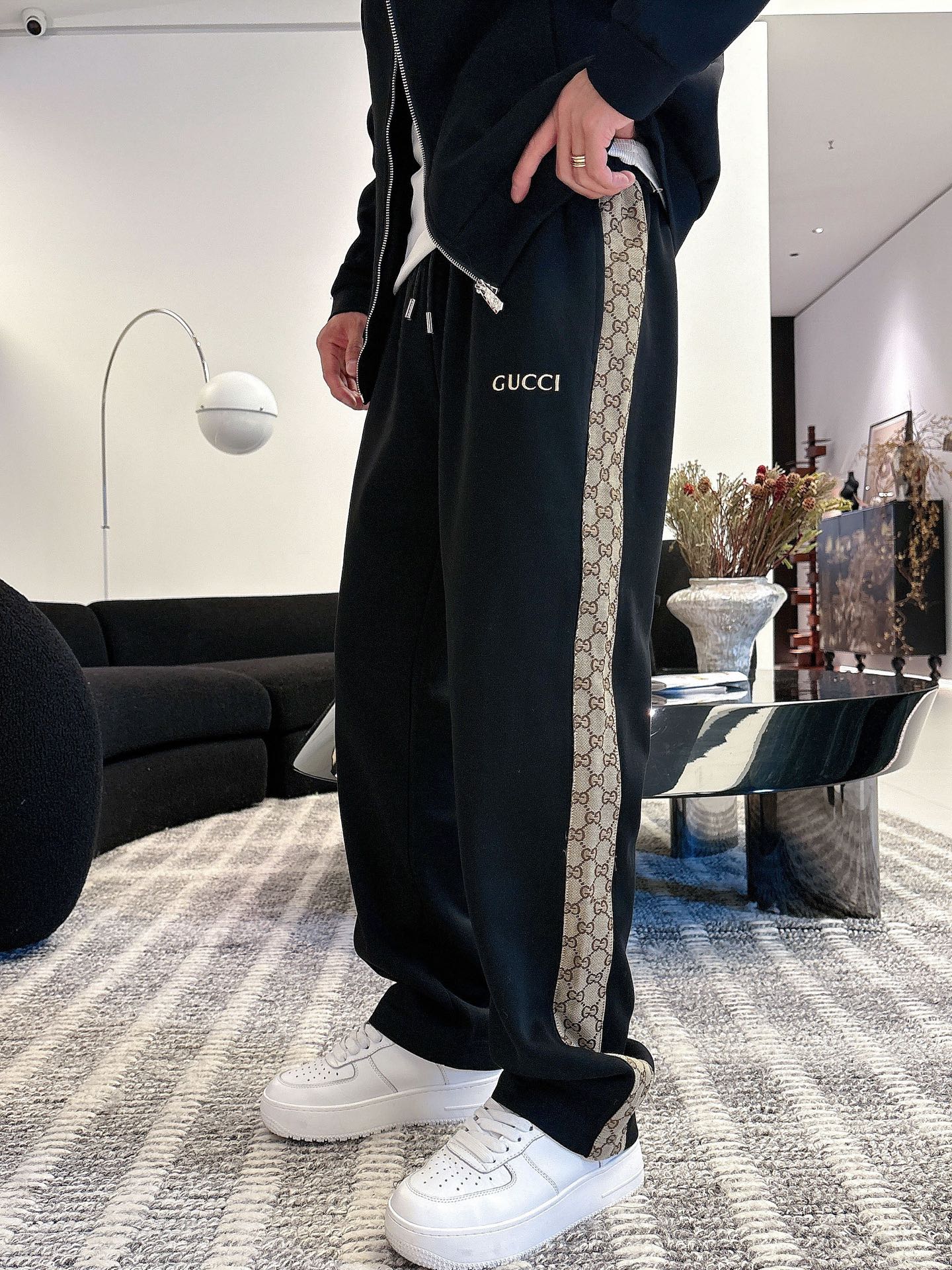Gucci Men's Luxury Black Two-Piece Tracksuit - Autumn/Winter Collection 16 i1757880096484 8213 0 14