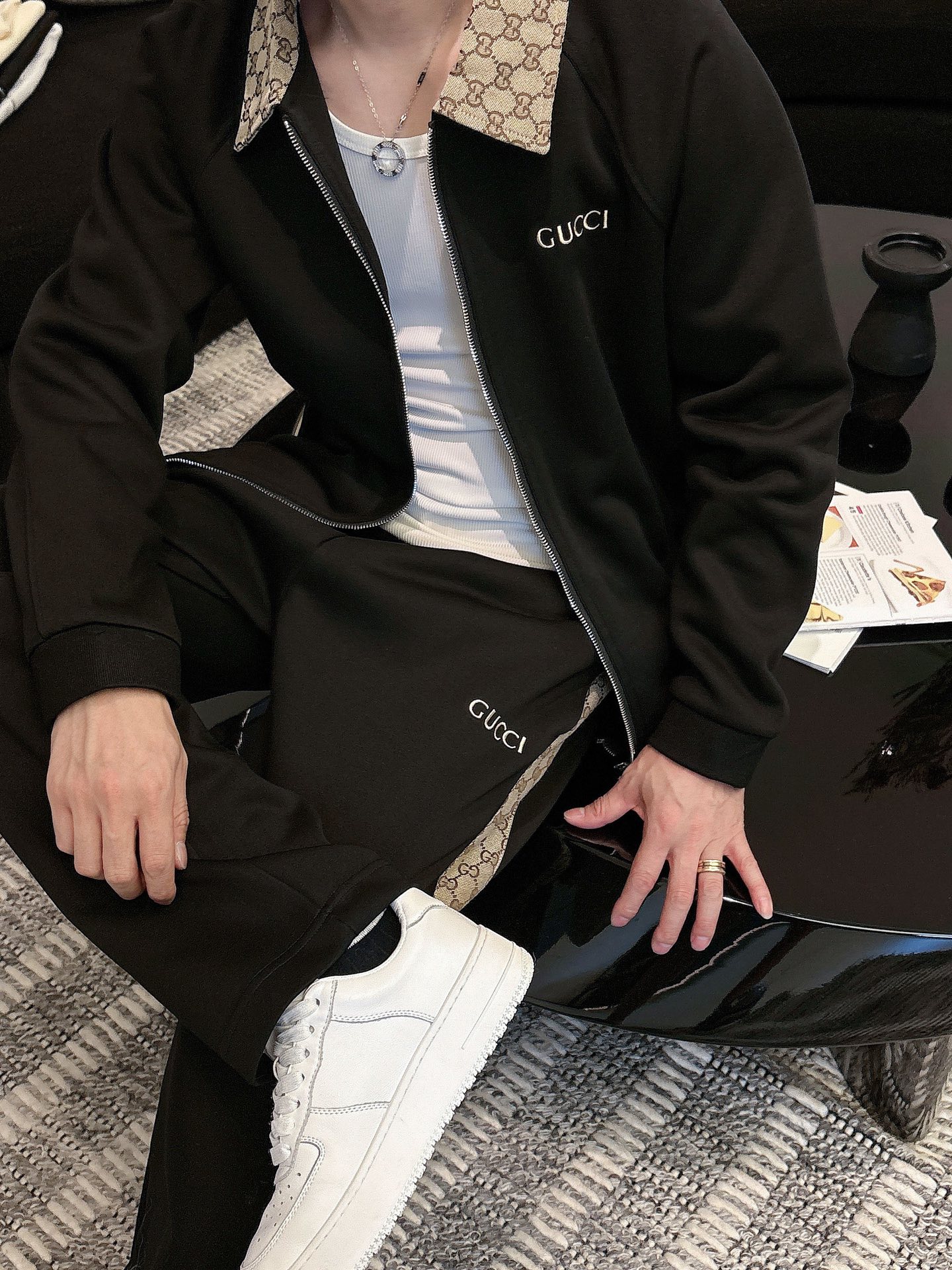 Gucci Men's Luxury Black Two-Piece Tracksuit - Autumn/Winter Collection 19 i1757880096722 1299 0 17