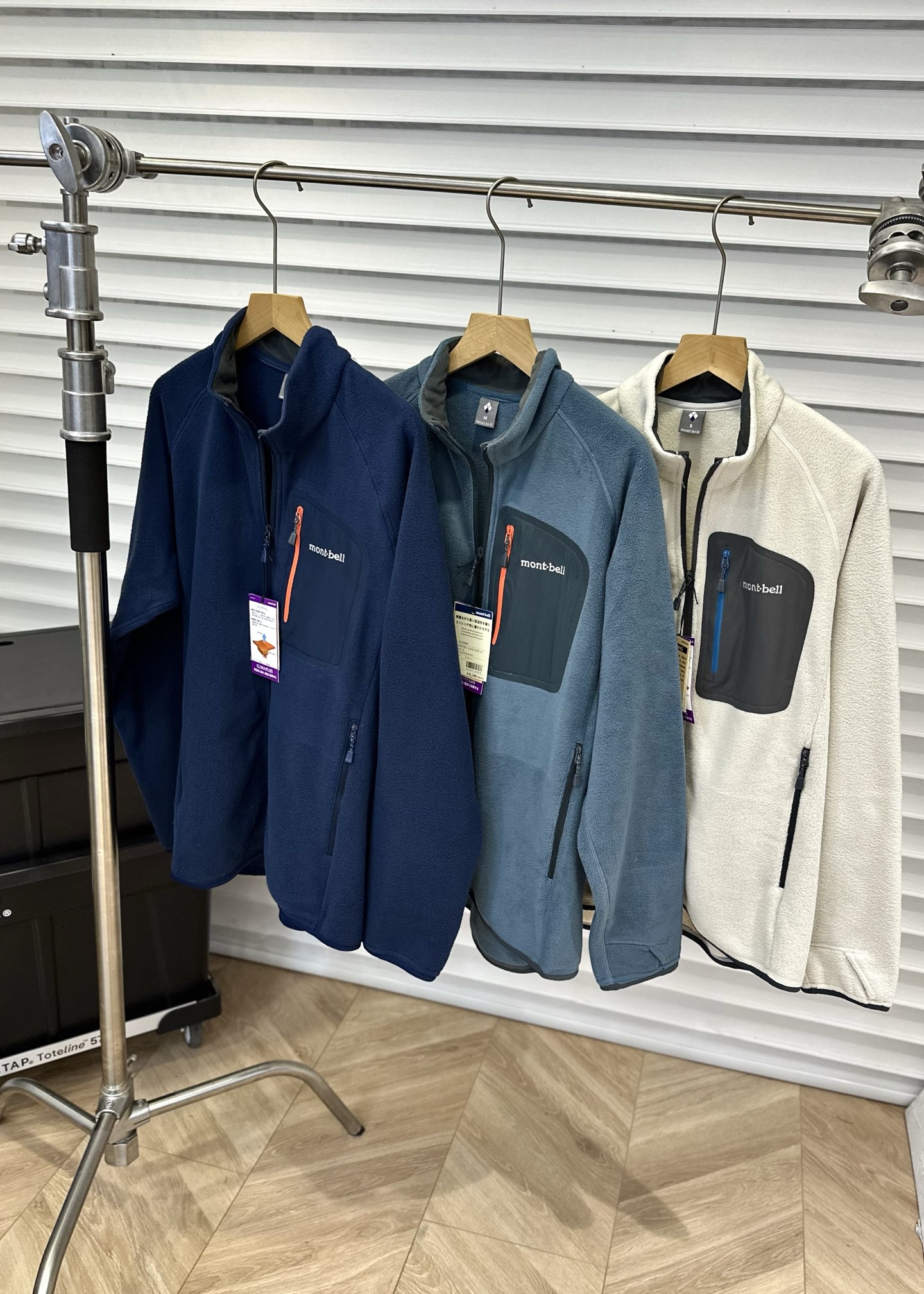 Montbell Fleece Jacket Climaplus 100 Lightweight Pullover with Pockets