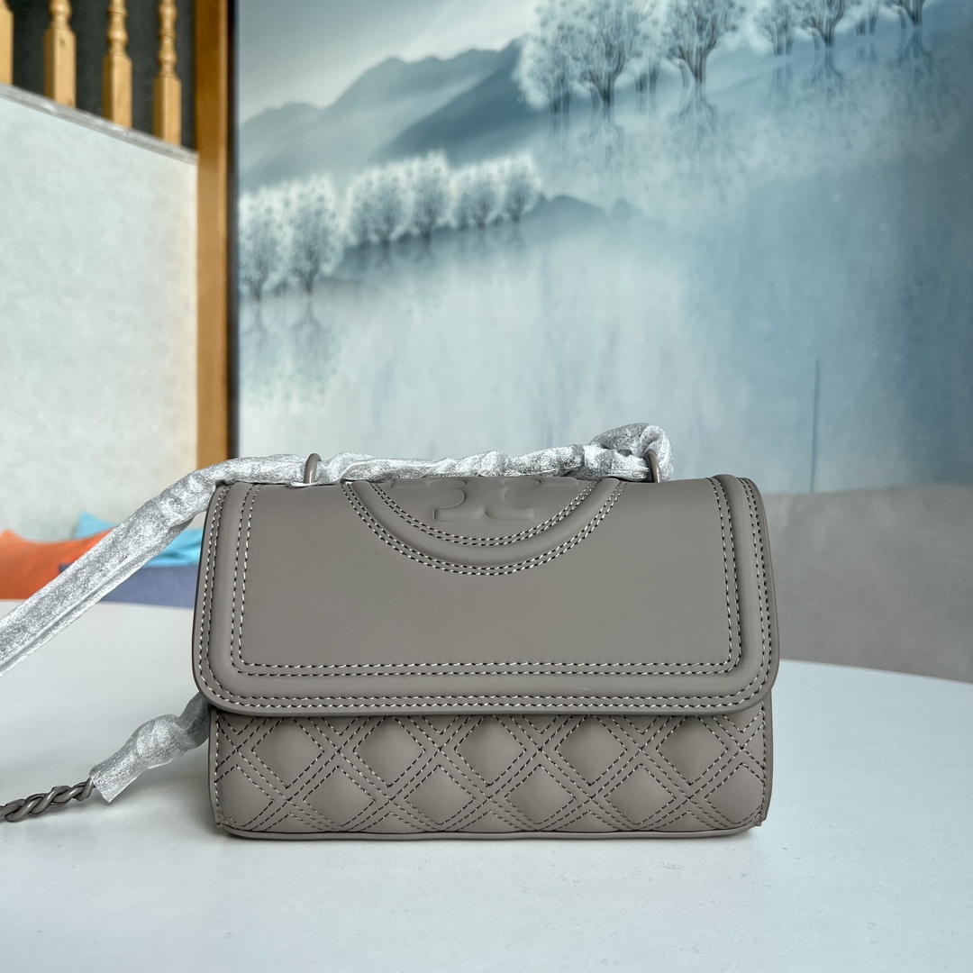 Tory Burch 82559 TB菱格哑光磨砂皮