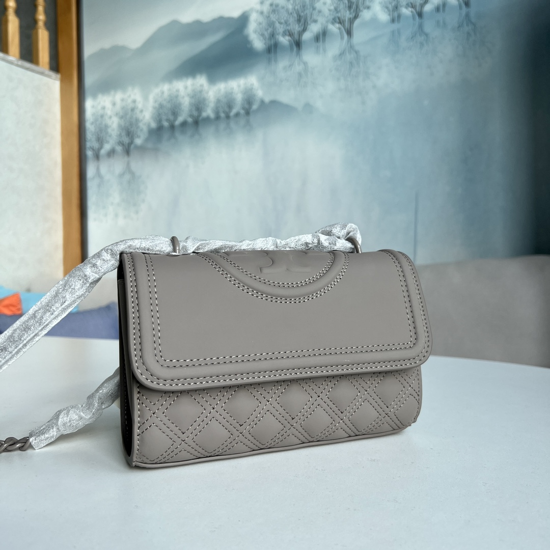 Tory Burch 82559 TB菱格哑光磨砂皮