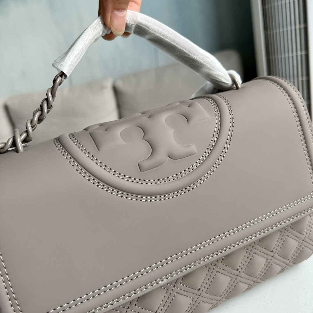 Tory Burch 82559 TB菱格哑光磨砂皮