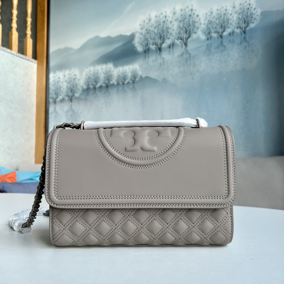 Tory Burch 82559 TB菱格哑光磨砂皮